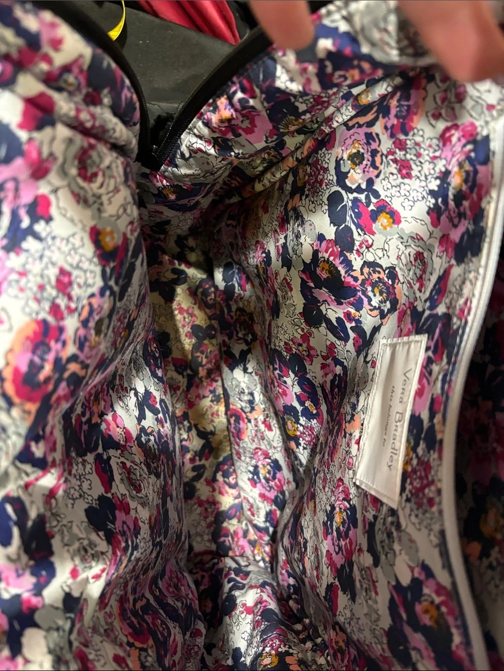 Vera Bradley Black Quilted Backpack
